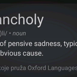 melancholy