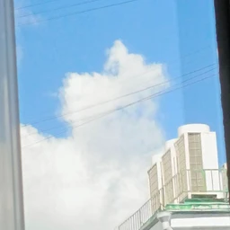 clouds up above