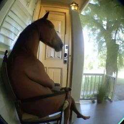 Peter, the horse is here