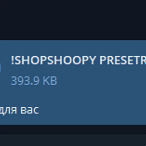 shopshoopy presets SAUCE!! #2