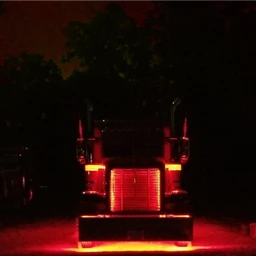 BLOOD RED KENWORTH V8